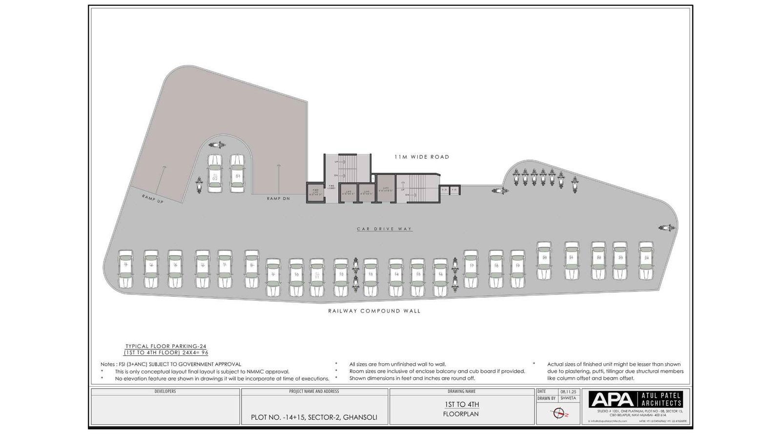 Infinity-Shreeji-Leafmount-1st-to-4th-Floor-Plan