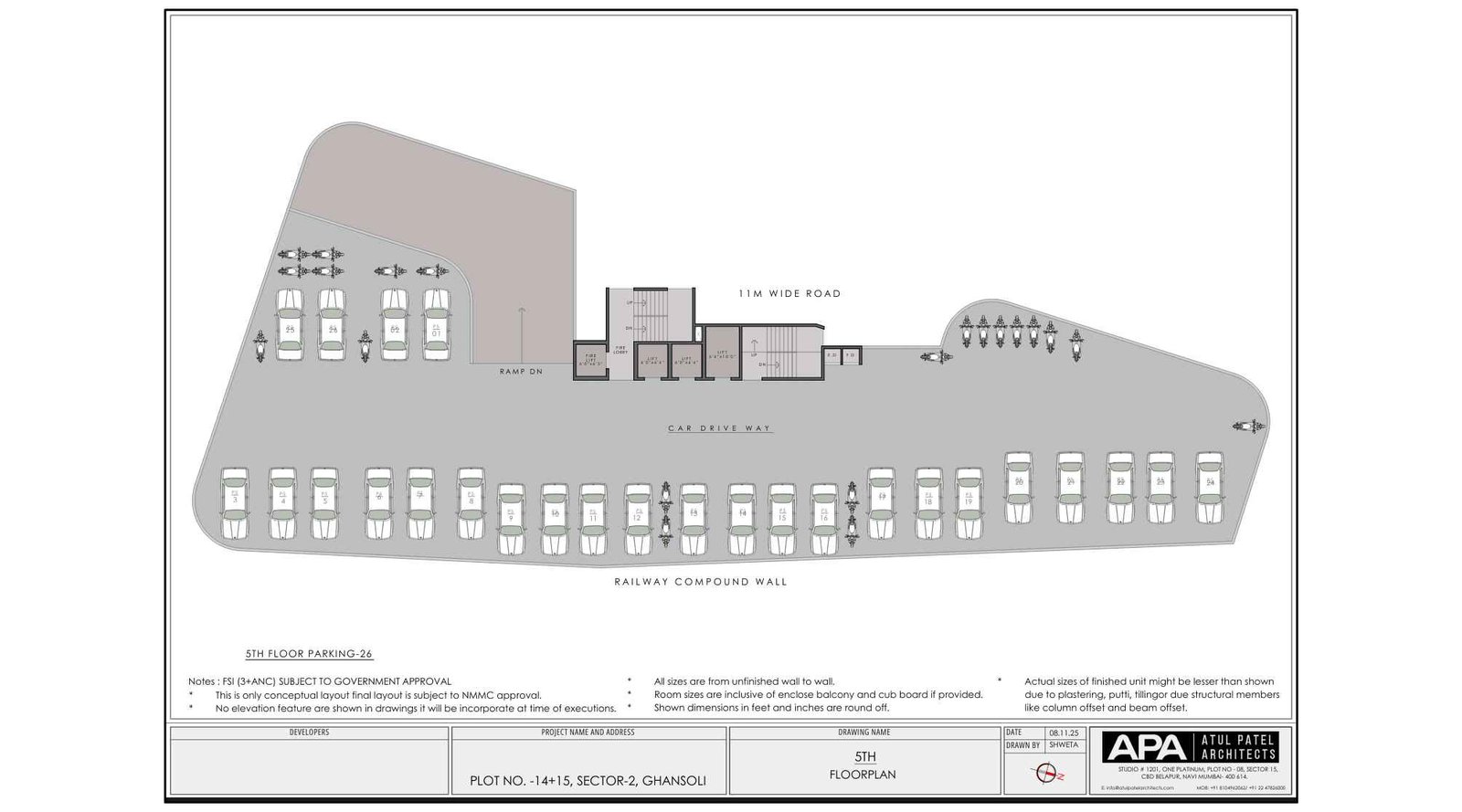 Infinity-Shreeji-Leafmount-5th-Floor-Plan